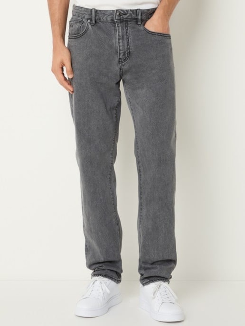 Armani Jeans mens J08, washed worn finish grey
